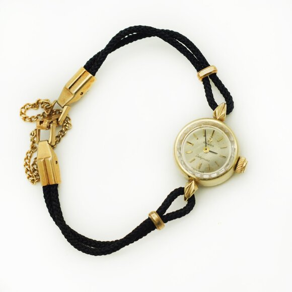 Omega Vintage 14K Gold Ladymatic Automatic Watch - Picture 2 of 5